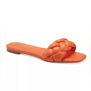 INC INTERNATIONAL CONCEPTS Partee Braided Flat Sandals